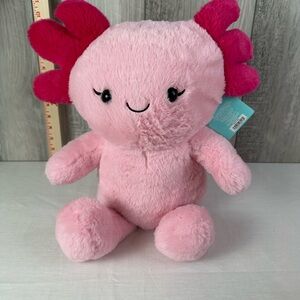 Large Pink Light-up Plush Axolotl Toy